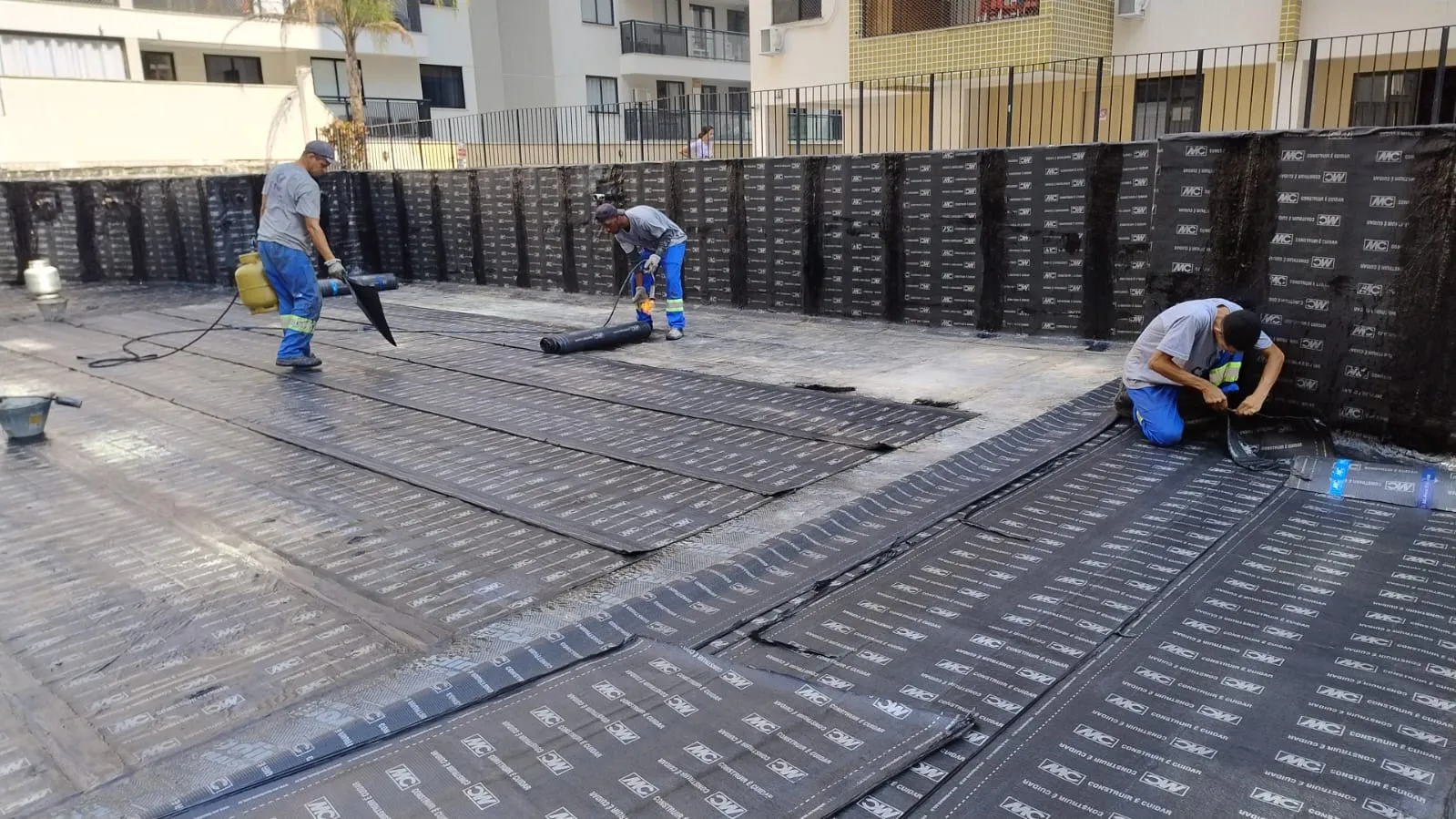 Empresa de impermeabilização com manta asfáltica