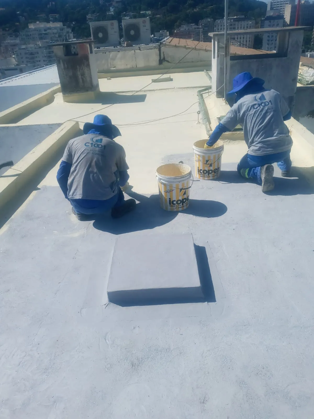 Impermeabilização de laje exposta