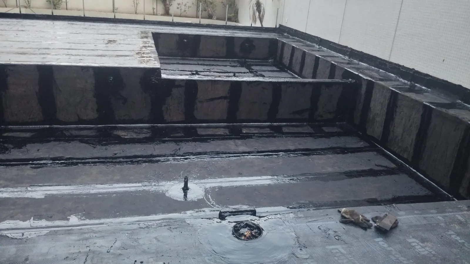 Impermeabilização de piscina de concreto