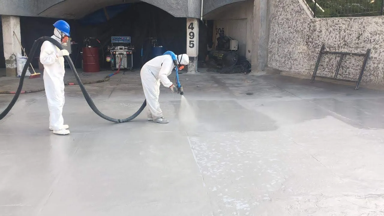 Impermeabilização com poliureia