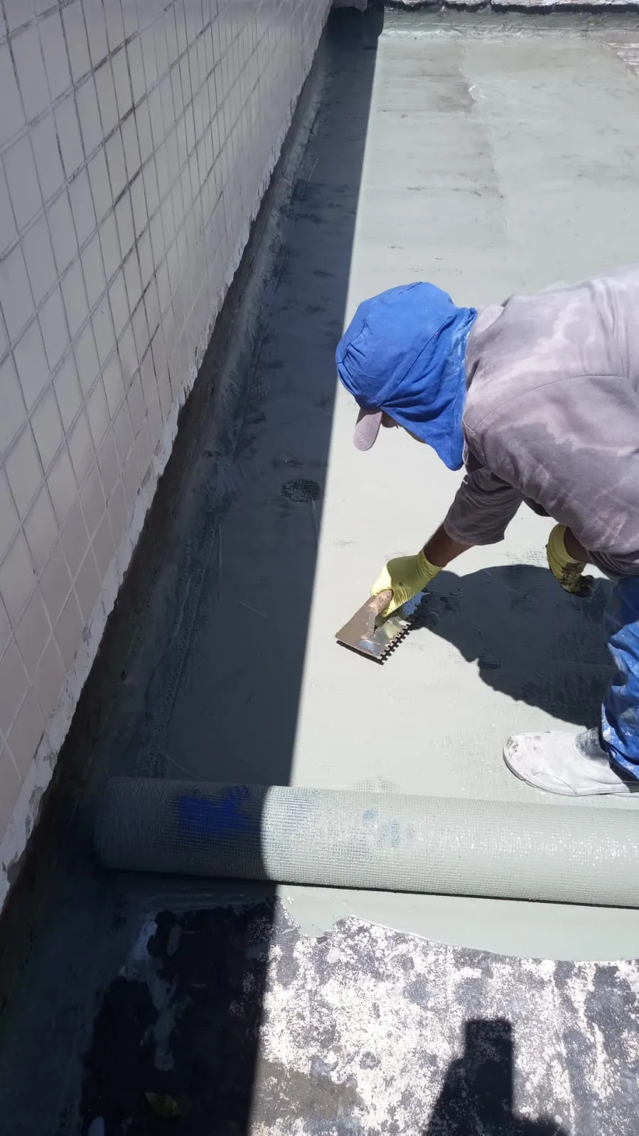 Impermeabilização com poliuretano