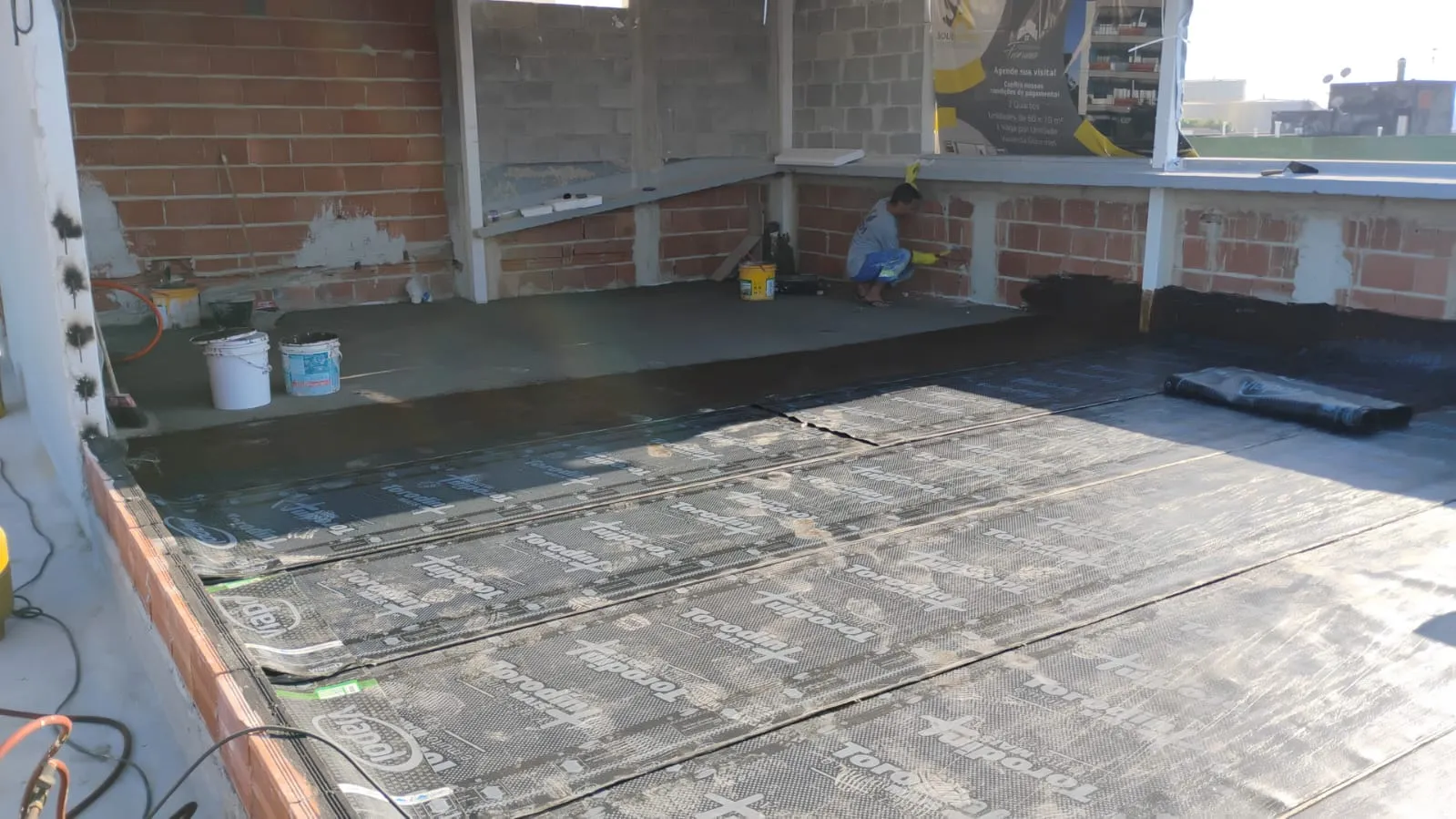 Impermeabilização de terraços e varandas