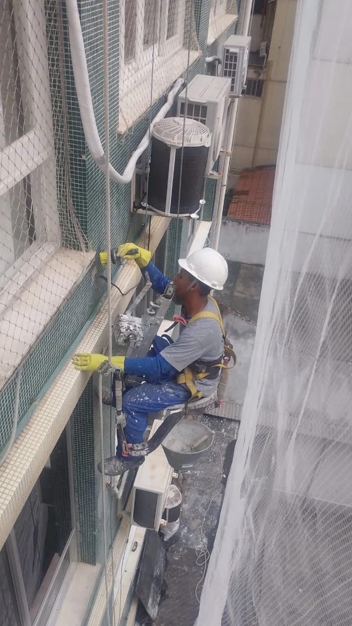 Recuperação de fachada predial