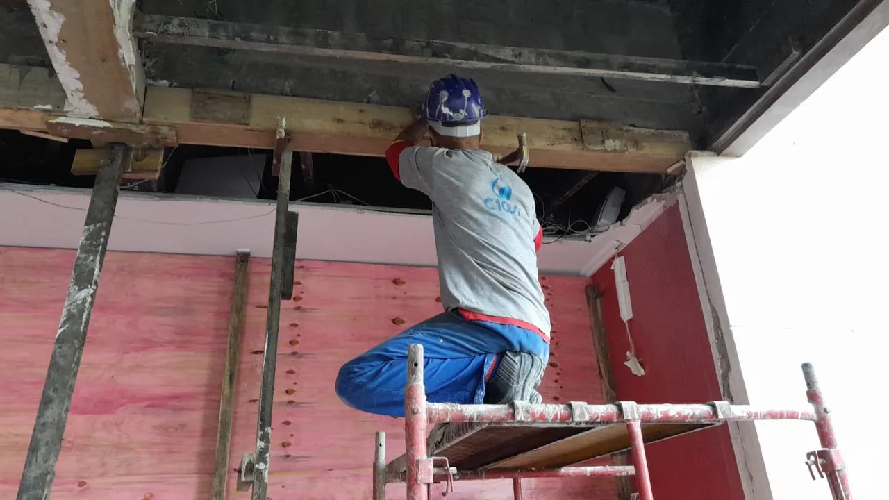 Recuperação de vigas de concreto