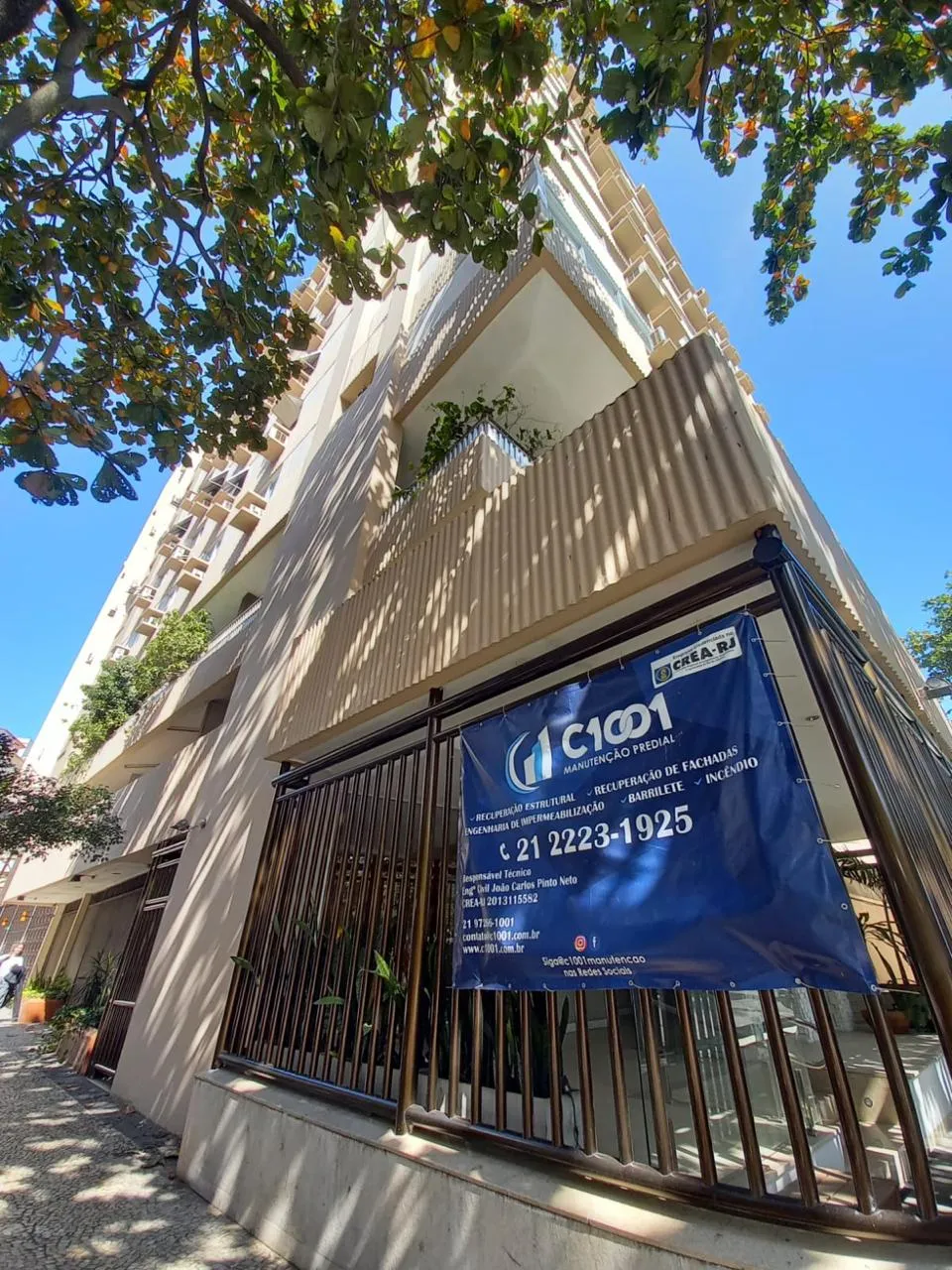 Revitalização de fachada predial